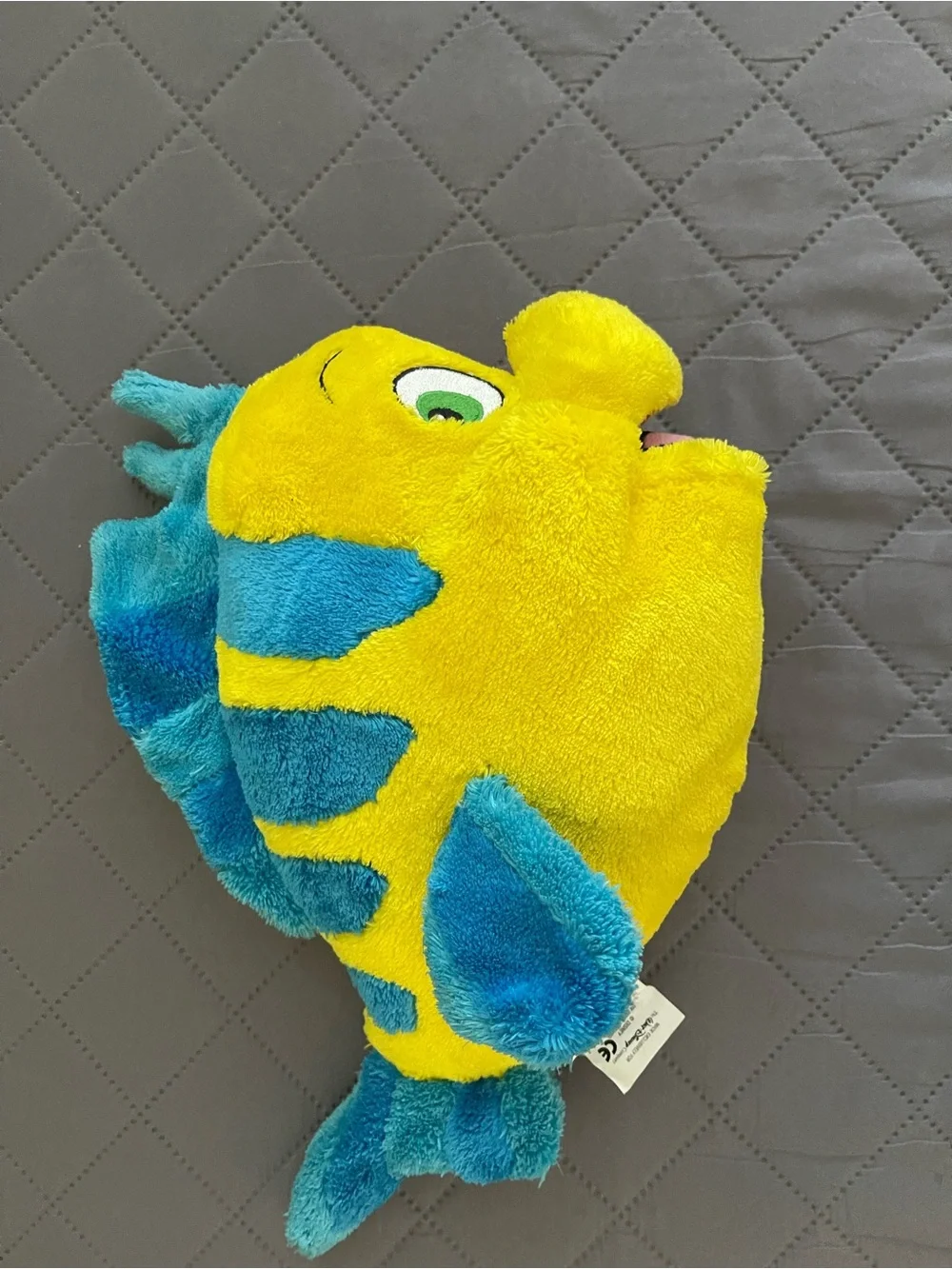 Disney Yellow and Blue Plush Fish Character Toy (Good)